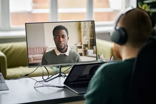 image of online mediation Southampton in progress.